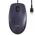 Logitech B100 Mouse Ottico Cablato Con Filo Usb 800 Dpi Ambidestro Windows Mac - eletrosyncstore