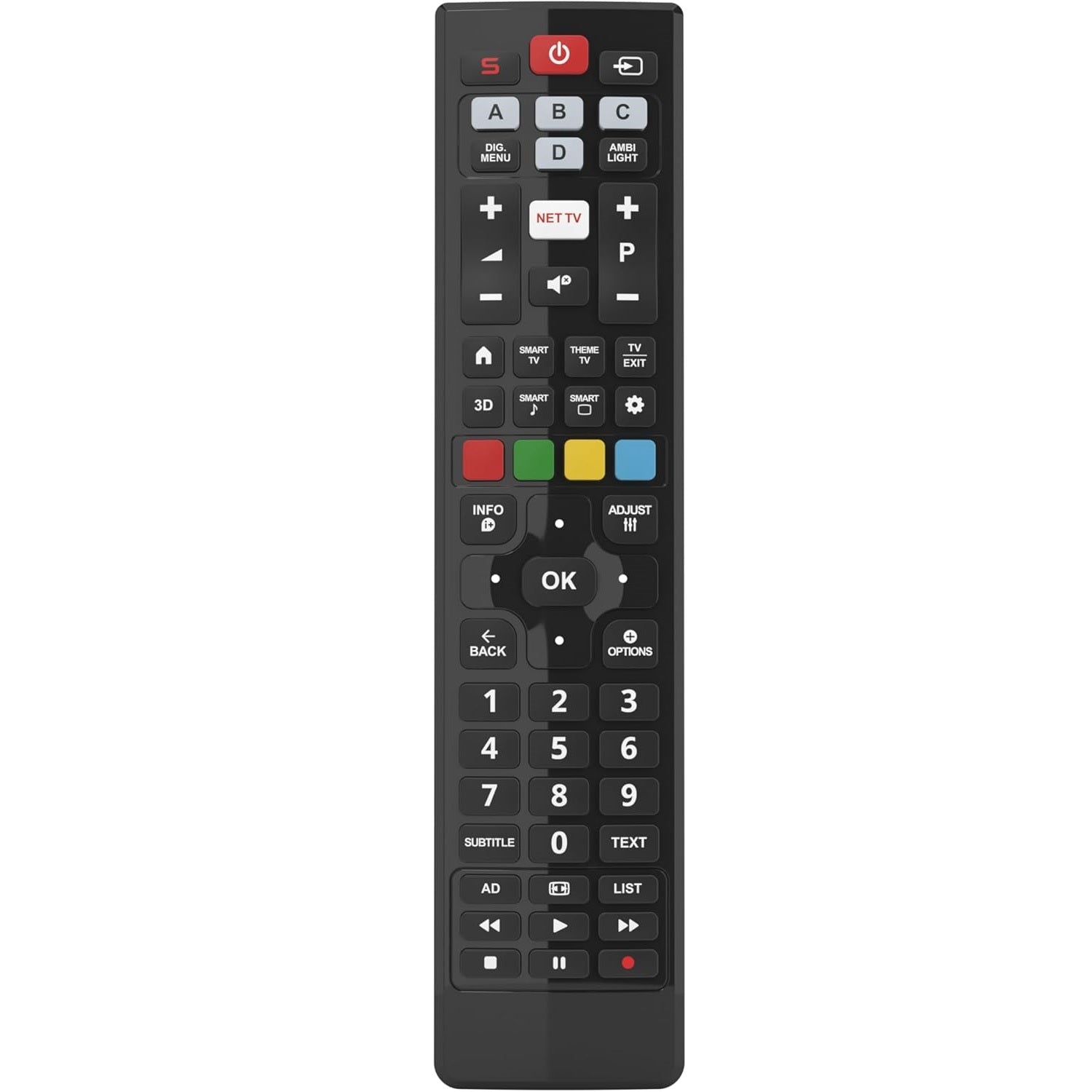 Telecomando Tv Universale Smart Tv Philips 3d Superior Compatibile Per Philips - eletrosyncstore