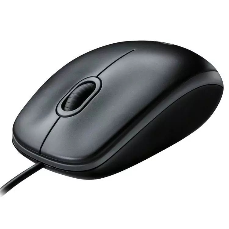 Logitech B100 Mouse Ottico Cablato Con Filo Usb 800 Dpi Ambidestro Windows Mac - eletrosyncstore