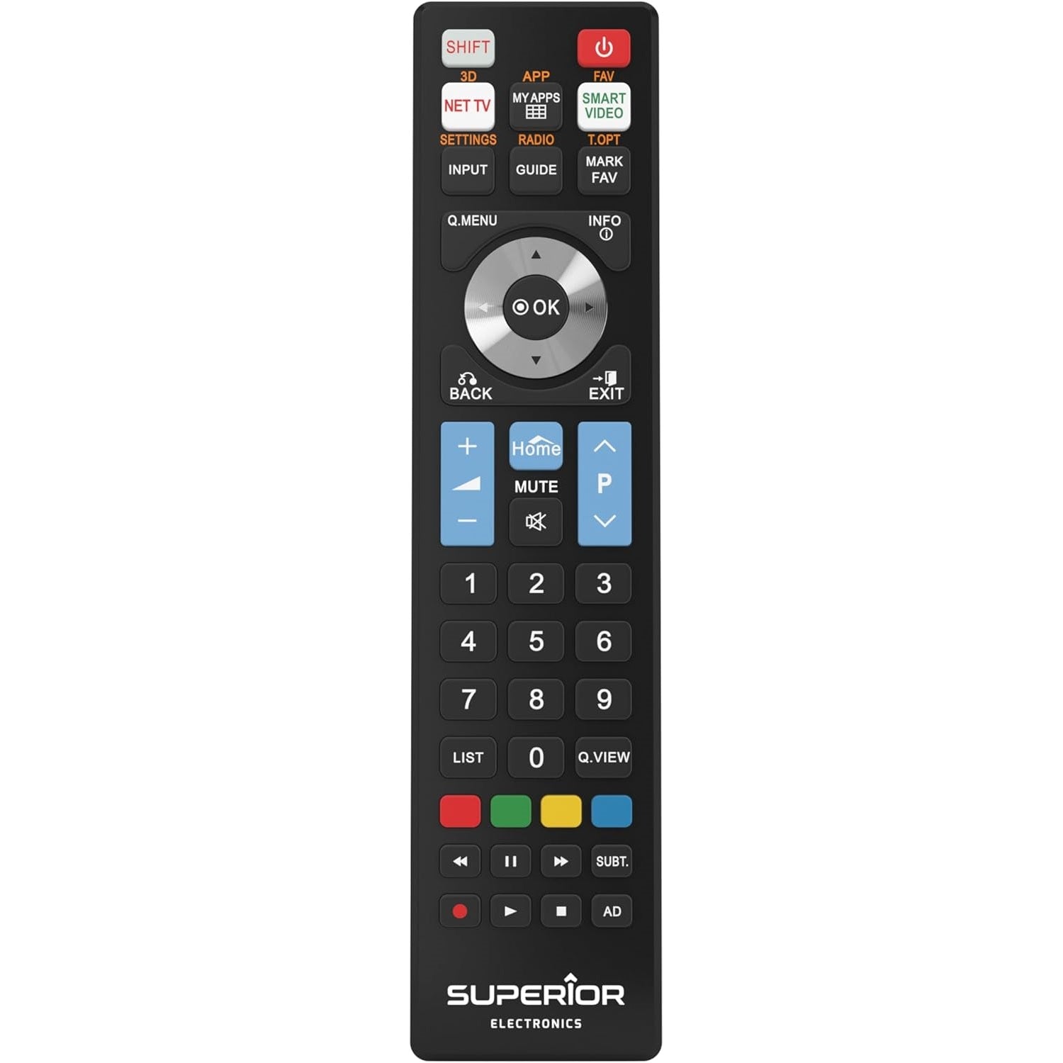 Telecomando Tv Universale Smart Tv Lg Superior Compatibile Per Tv Lg E Pc Nero - eletrosyncstore