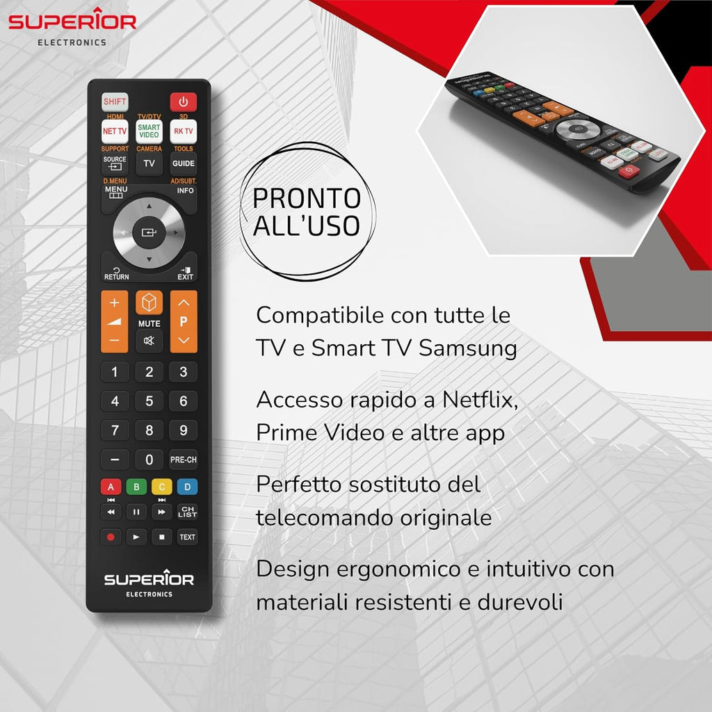 Telecomando Tv Universale Smart Tv Samsung Superior Compatibile Per Samsung - eletrosyncstore