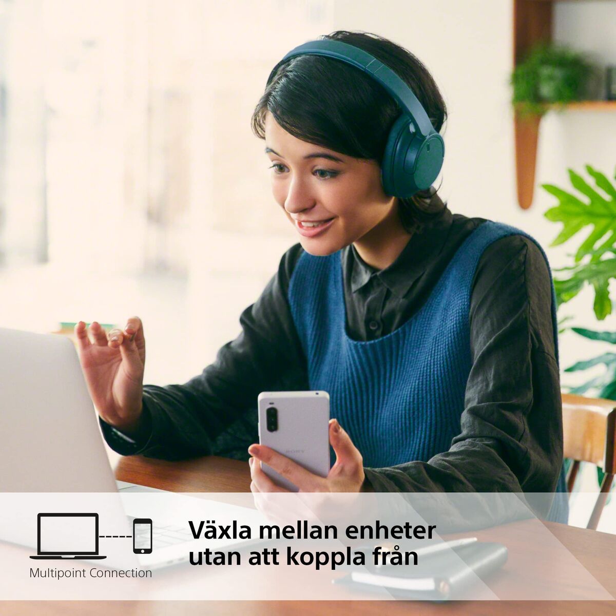 Headphones Sony WH - CH720 - eletrosyncstore