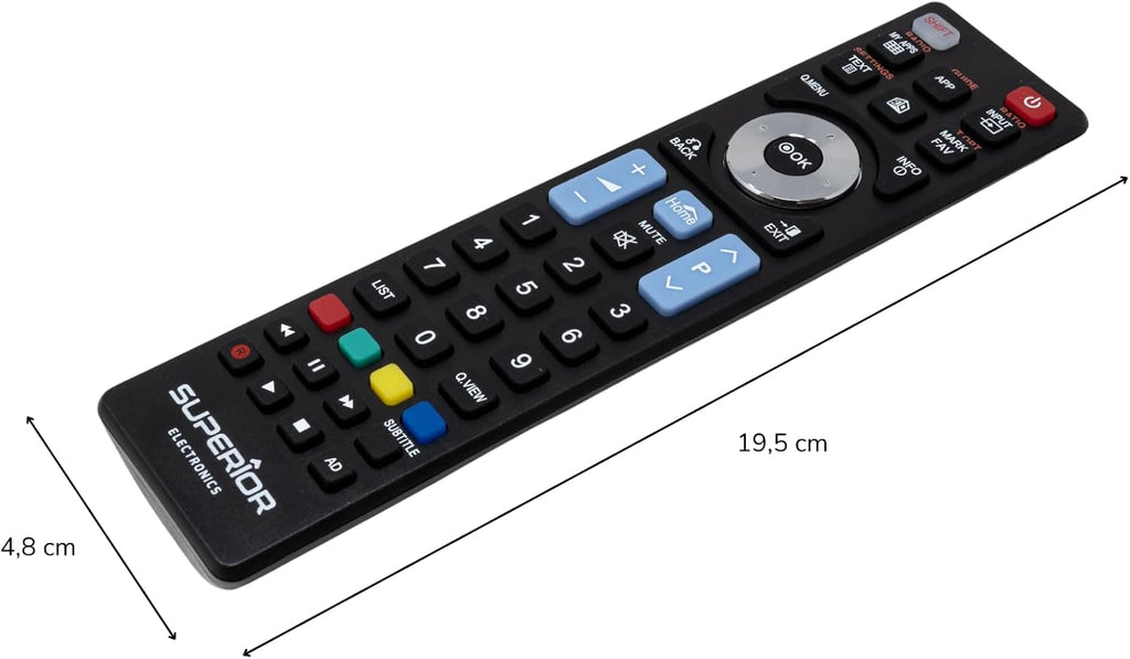 Telecomando Tv Universale Smart Tv Lg Superior Compatibile Per Tv Lg E Pc Nero - eletrosyncstore