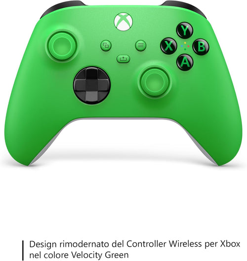 Controller Microsoft Xbox Serie X/S Velocity Green Pad Wireless One Verde - eletrosyncstore