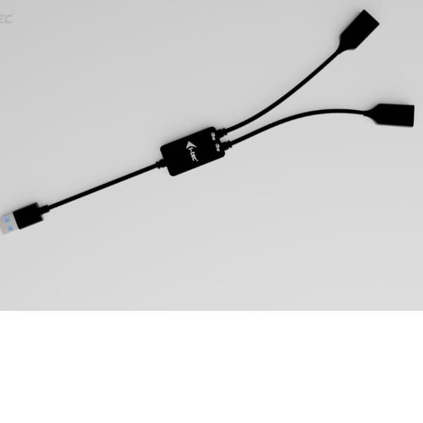 HUB USB - A CAVO Flessibile a 2 porte (2x USB - A) [U3CBLHUB2A] - eletrosyncstore