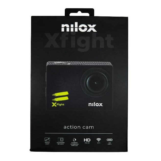 Nilox Action Cam XFight 1080P Fotocamera Subacquea FHD Nero - eletrosyncstore