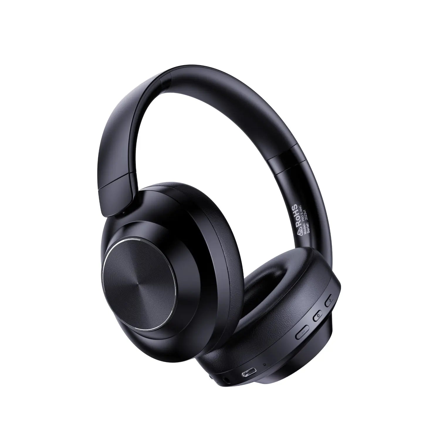 AIR PRO 5 ANC Matte Onyx Black (Active Noise Cancelling Over Ear Wireless Headphones) - eletrosyncstore