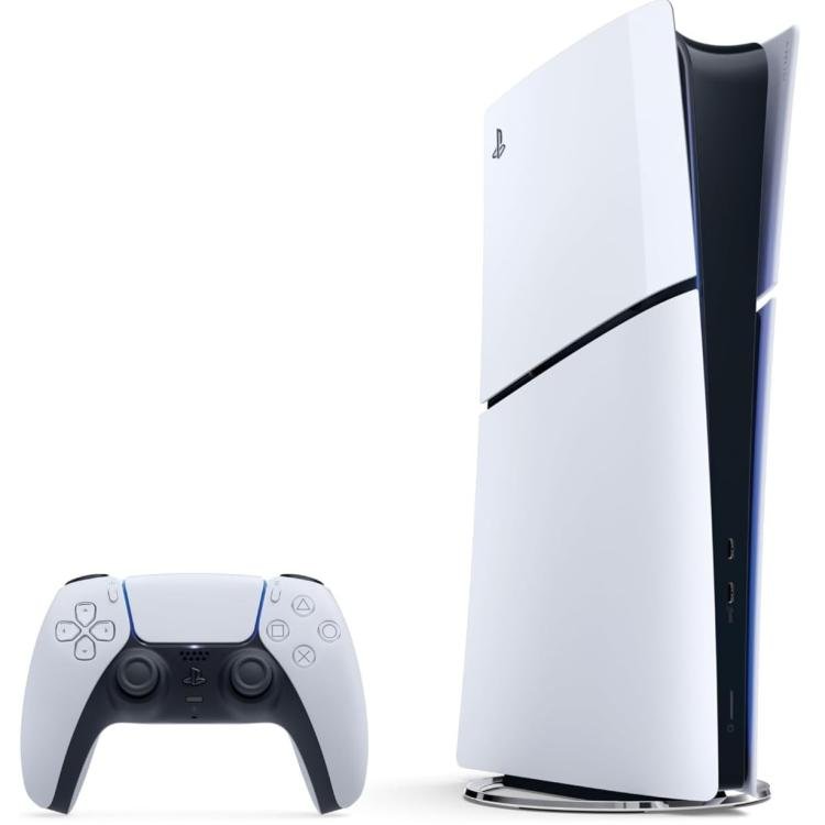 Sony Console Playstation 5 Digital Slim White 1Tb Digitale Ps5 Ssd Bianca Italia - eletrosyncstore