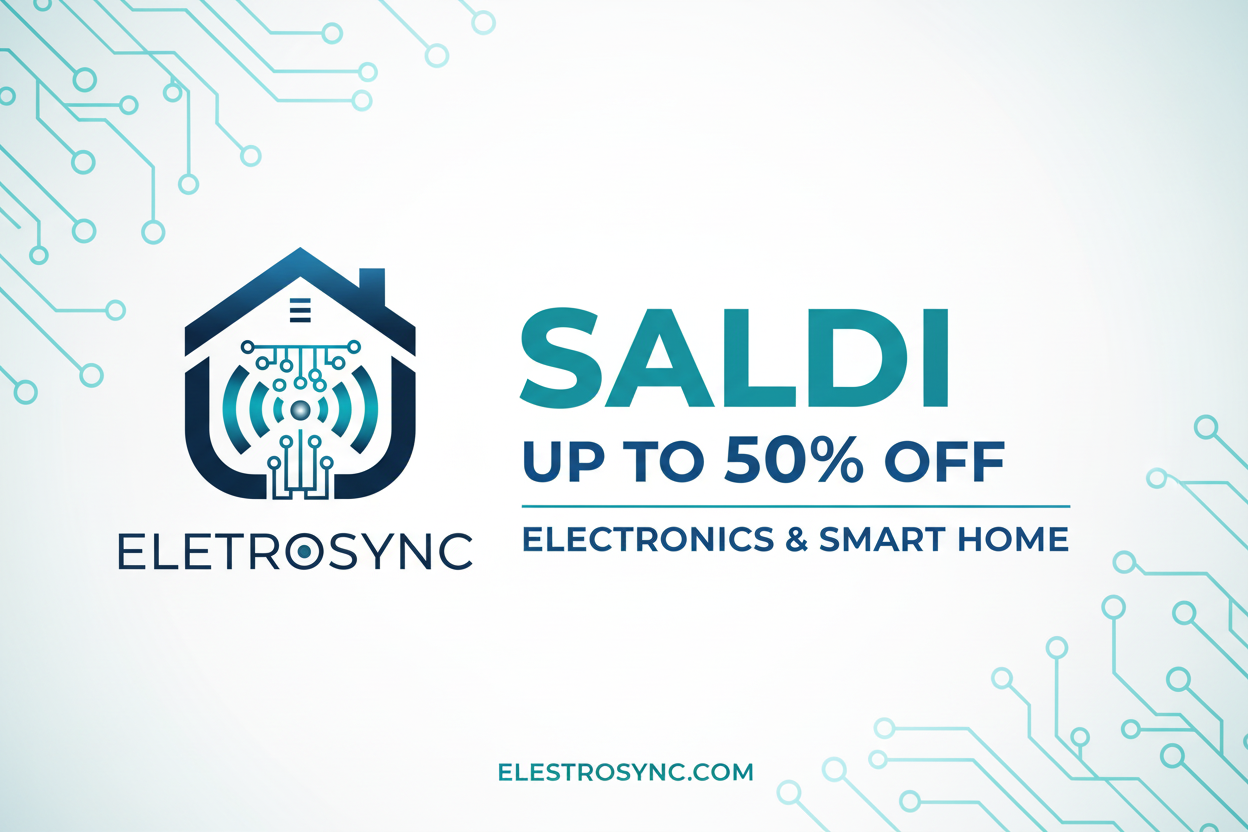 Banner sconti con logo Eletrosync