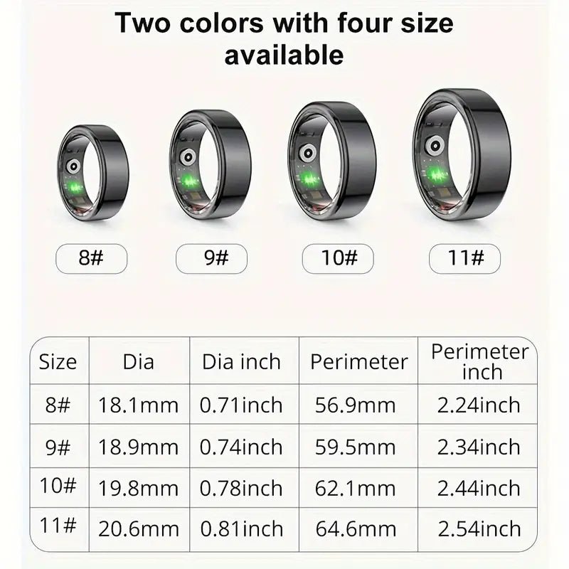 Smart Ring Fitness Tracker - eletrosyncstore